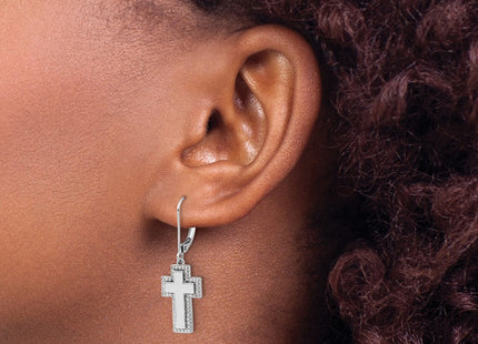 14k White Gold Earrings Style EM4002 - Classique Jewelry Inc.