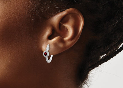 14k White Gold Earrings Style EM4031 - Classique Jewelry Inc.