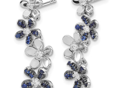 14k White Gold Earrings Style EM4045 - Classique Jewelry Inc.