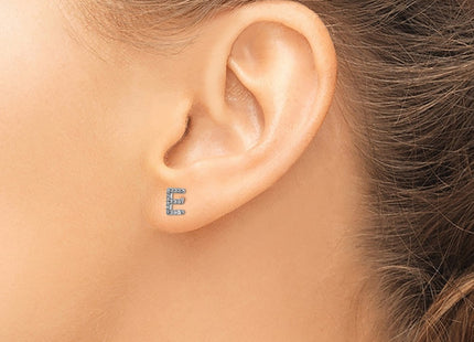 14k White Gold Earrings Style EM4169E - Classique Jewelry Inc.