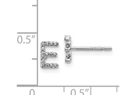 14k White Gold Earrings Style EM4169E - Classique Jewelry Inc.