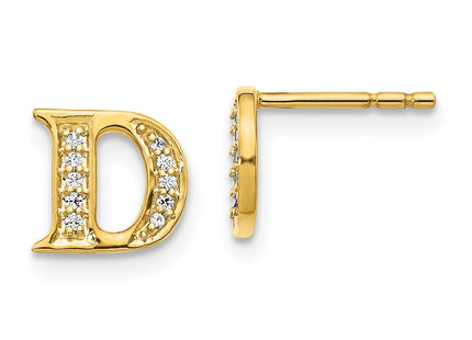 14k Yellow Gold Earrings Style EM4170D - Classique Jewelry Inc.