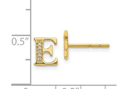 14k Yellow Gold Earrings Style EM4170E - Classique Jewelry Inc.