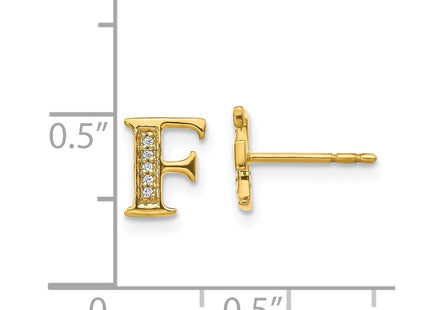 14k Yellow Gold Earrings Style EM4170F - Classique Jewelry Inc.