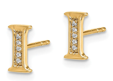 14k Yellow Gold Earrings Style EM4170I - Classique Jewelry Inc.