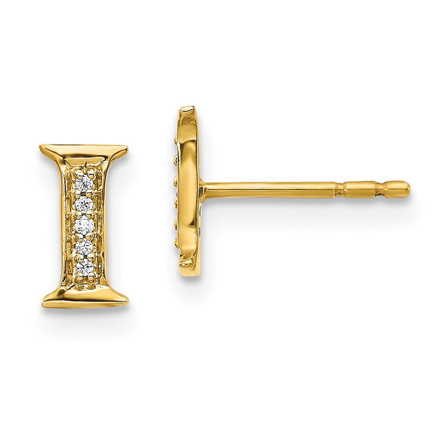 14k Yellow Gold Earrings Style EM4170I - Classique Jewelry Inc.