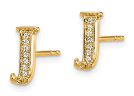 14k Yellow Gold Earrings Style EM4170J - Classique Jewelry Inc.