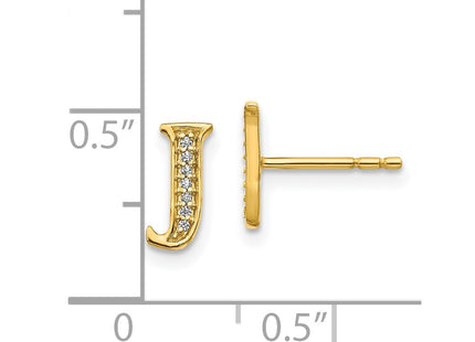 14k Yellow Gold Earrings Style EM4170J - Classique Jewelry Inc.