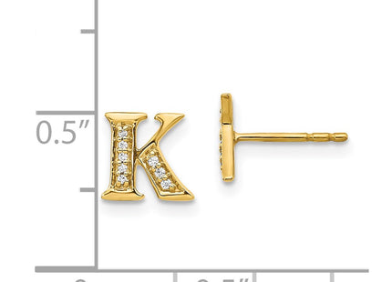 14k Yellow Gold Earrings Style EM4170K - Classique Jewelry Inc.