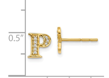 14k Yellow Gold Earrings Style EM4170P - Classique Jewelry Inc.