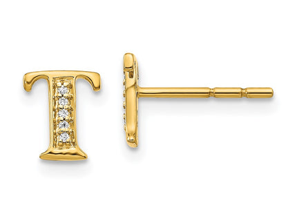 14k Yellow Gold Earrings Style EM4170T - Classique Jewelry Inc.