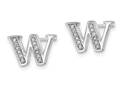 14k White Gold Earrings Style EM4170W - Classique Jewelry Inc.