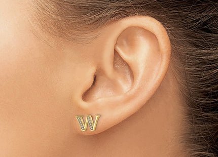 14k Yellow Gold Earrings Style EM4170W - Classique Jewelry Inc.