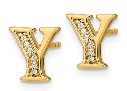 14k Yellow Gold Earrings Style EM4170Y - Classique Jewelry Inc.