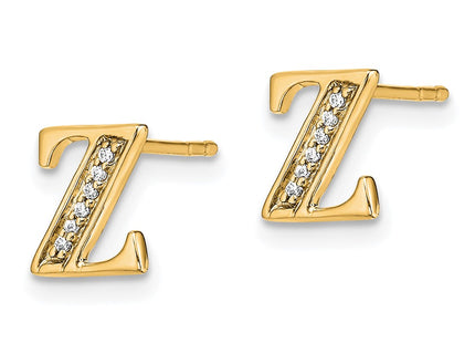 14k Yellow Gold Earrings Style EM4170Z - Classique Jewelry Inc.