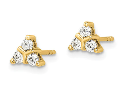 14k Yellow Gold Earrings Style EM4171 - Classique Jewelry Inc.