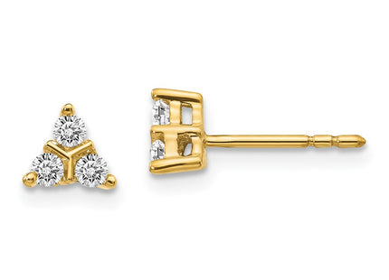 14k Yellow Gold Earrings Style EM4171 - Classique Jewelry Inc.