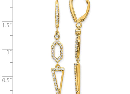 14k Yellow Gold Earrings Style EM4187 - Classique Jewelry Inc.