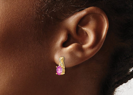 14k Yellow Gold Earrings Style EM4235 - Classique Jewelry Inc.