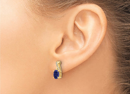 14k Yellow Gold Earrings Style EM4235 - Classique Jewelry Inc.