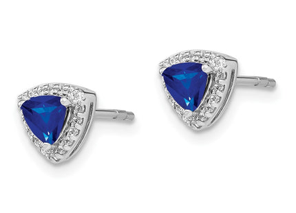 14k White Gold Earrings Style EM4240 - Classique Jewelry Inc.