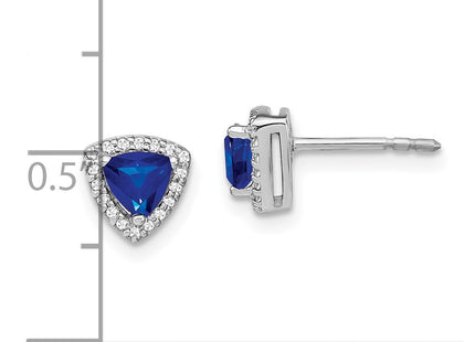 14k White Gold Earrings Style EM4240 - Classique Jewelry Inc.