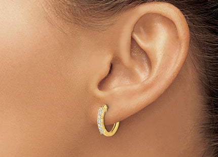 14k Yellow Gold Earrings Style EM4258 - Classique Jewelry Inc.