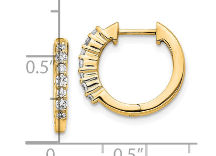 14k Yellow Gold Earrings Style EM4258 - Classique Jewelry Inc.