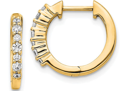 14k Yellow Gold Earrings Style EM4258 - Classique Jewelry Inc.