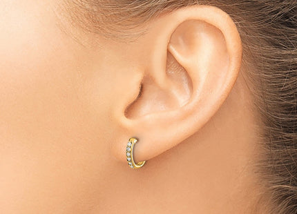 14k Yellow Gold Earrings Style EM4263 - Classique Jewelry Inc.