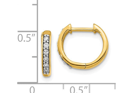 14k Yellow Gold Earrings Style EM4263 - Classique Jewelry Inc.