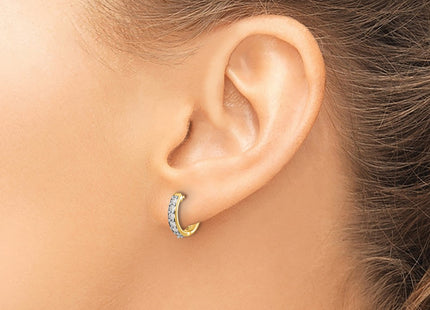 14k Yellow Gold Earrings Style EM4263 - Classique Jewelry Inc.