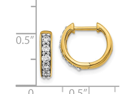 14k Yellow Gold Earrings Style EM4263 - Classique Jewelry Inc.