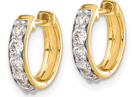 14k Yellow Gold Earrings Style EM4263 - Classique Jewelry Inc.