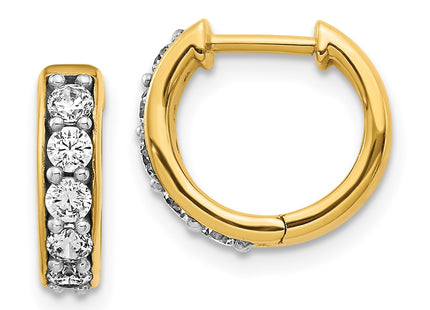 14k Yellow Gold Earrings Style EM4263 - Classique Jewelry Inc.