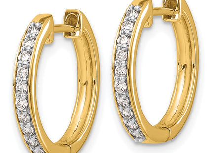 14k Yellow Gold Earrings Style EM4264 - Classique Jewelry Inc.
