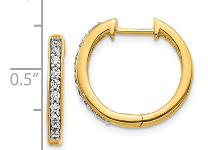 14k Yellow Gold Earrings Style EM4264 - Classique Jewelry Inc.
