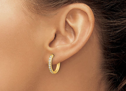 14k Yellow Gold Earrings Style EM4264 - Classique Jewelry Inc.