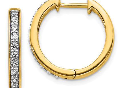 14k Yellow Gold Earrings Style EM4264 - Classique Jewelry Inc.