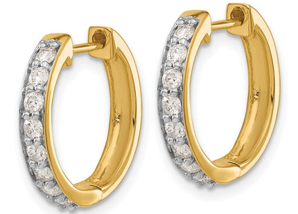 14k Yellow Gold Earrings Style EM4264 - Classique Jewelry Inc.
