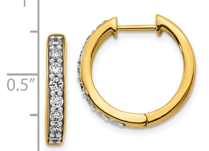 14k Yellow Gold Earrings Style EM4264 - Classique Jewelry Inc.