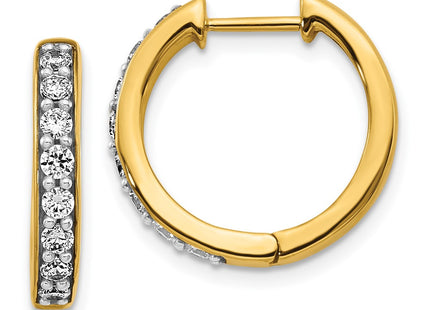 14k Yellow Gold Earrings Style EM4264 - Classique Jewelry Inc.