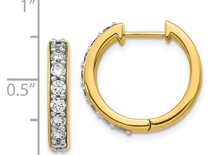 14k Yellow Gold Earrings Style EM4264 - Classique Jewelry Inc.