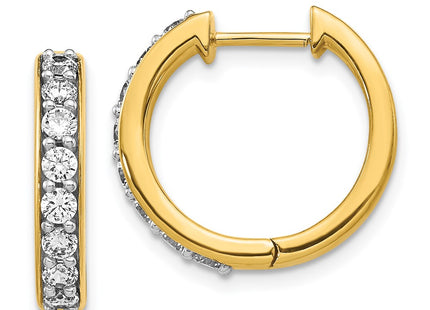 14k Yellow Gold Earrings Style EM4264 - Classique Jewelry Inc.