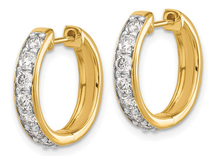 14k Yellow Gold Earrings Style EM4264 - Classique Jewelry Inc.