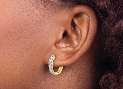 14k Yellow Gold Earrings Style EM4264 - Classique Jewelry Inc.