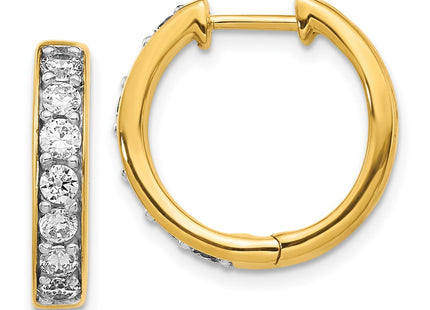 14k Yellow Gold Earrings Style EM4264 - Classique Jewelry Inc.