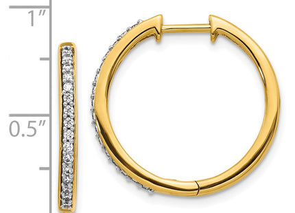 14k Yellow Gold Earrings Style EM4265 - Classique Jewelry Inc.
