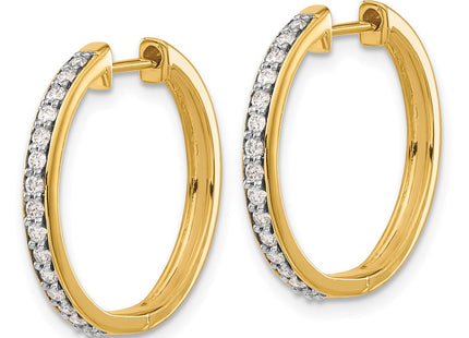 14k Yellow Gold Earrings Style EM4265 - Classique Jewelry Inc.