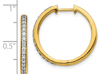 14k Yellow Gold Earrings Style EM4265 - Classique Jewelry Inc.